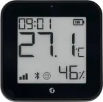 Shelly Blu ZB H&T Display Black Temperatur- & Feuchtigkeitssensor Bluetooth Zigbee Schwarz