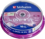 Toorikud VERBATIM 10x DVD+R DL 8.5GB