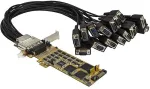 StarTech.com StarTech 16 Port PCI Express Seriell Karte - Low Profile - High Speed PCIe Seriell Karte mit 16 DB9 RS232 Ports