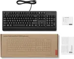 Klaviatuur Lenovo 4Y41R64588 keyboard Home/Office USB US English Black