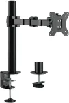 Logilink Monitor mount, 17"-32", steel, 360&deg; VESA plate, arm length: 380mm