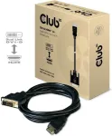 Club 3D CAC-1210 HDMI til DVI kabel 2m Sort