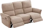 Home4you Diivan DAMIKA 3-kohaline elektriline recliner 200x92xH103cm, helepruun