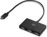 Hp D USB-C HUB 3Port HP SuperSpeed USB3.0 passiv Black