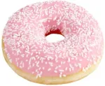 Crispy Bakers Frozen CB S&otilde;&otilde;rikud DOTS roosa glasuuri ja puistega, k&uuml;lmutatud, 60g x 36tk, 36 tk