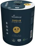 Toorikud MEDIARANGE DVD+R 16x CB 4,7GB MediaR 100 sztuk