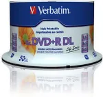 VERBATIM DVD+R 8,5GB 50pcs 8x wide printable surface