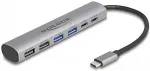 DeLOCK 6-pordiline USB-jaotur 4 x USB t&uuml;&uuml;pi A pistikuga ja 2 x USB Type-C pistikuga