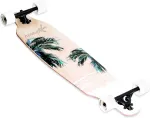 NONAME Muuwmi Longboard Skateboard skrituļdēlis, ABEC 7 , Beach