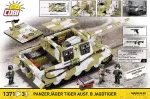 Cobi Klocki Panzerjager Tiger ausf.B 1371 blocks