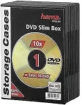 Toorikud Hama Slim DVD Jewel Case pack of 10, black 51181