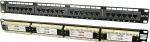 Logilink Patchpannel 19" 24 Port Cat6 UTP black EconLine