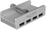 DELOCK External USB 3.0 4 port hub with locking screw, USB hub