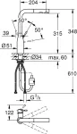 GROHE Essence 30270A00, hard graphite