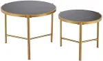 No name TABLE COFFEE FATIMA D63-48CM BLACK