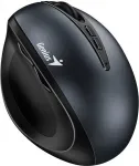 Hiir Genius Ergo 8300S/Vertical/Optical/Right-handed/1,600 DPI/Wireless USB/Black-Gray