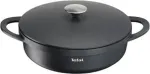 Tefal serving pan Trattoria 28cm black cast aluminium