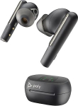 HP Poly Voyager Free 60+M UC Carbon Black Earbuds +BT700 USB-C Adapter +Touchscreen Charge Case