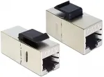 DeLOCK Keystone Modul RJ45 Buchse > RJ45 Buchse Cat.6 kompakt 25 St&uuml;ck