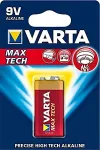 Varta Batterie LONGLIFE Max Power (MAX TECH) 9V Block 1St.