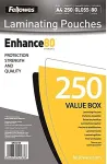 Tooner Fellowes Laminierfolie Capture A4 80Mikron gl&auml;nzend 250P