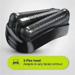 Pardel Braun Shaver | 300BT Series 3 | Operating time (max) 30 min | NiMH | Black