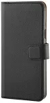 Xqisit Kaitse&uuml;mbris kaanega Slim Wallet, Samsung Galaxy S9, must pruuni sisuga,