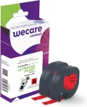 Armor WECARE tape 2pcs compatible with DYMO S0721630,Black/Red,12MM*4M
