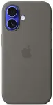 APPLE iPhone 16 Silicone Case with MagSafe - Stone Gray