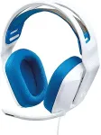 Logitech G G335 Wired Gaming Headset Kablet H&oslash;retelefoner Bl&aring; Hvid
