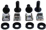 DATACOM Mounting kit M6 (4pcs / pack) black - 16 mm