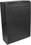 StarTech .com 6HE vertikaler Serverschrank - Netzwerkschrank wandmontagef&auml;hig - 76cm tief - Schrank f&uuml;r Rack-Geh&auml;use - Wand montierbar - Schwarz - 6U