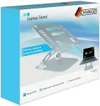 SCHWAIGER Laptopst&auml;nder bis 20" Max. 20KG faltbar Silber