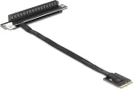 DeLOCK M.2 Key A+E zu PCIe x16 NVMe Adapter gewinkelt mit 20 cm Kabel