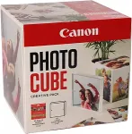 CANON PP-201 5X5 PHOTO CUBE CREATIVE PACK WHITE PINK (40SHEETS) + ACR