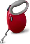 Hilton Smart dog L (30kg) - retractable leash - burgundy-grey - 5 m