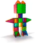 Magna-Tiles Magnetkonstruktori komplekt Clear Colors, 100 tk