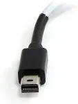 StarTech .com MDP2DVIS, Mini DisplayPort, DVI-D, Male/Female, Black, 0 - 70, 0 - 70