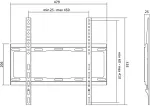 Logilink TV-Wandhalterung Festmontage, 32-55", max. 40 kg