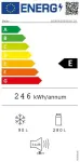 K&uuml;lmik BEKO Built-In Refrigerator BCNE400E40SN, Width 69 cm, Height 194 cm, Energy class E, HarvestFresh, Neo Frost, Inverter motor