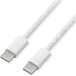 VALUE USB 2.0 Kabel, Typ C-C, ST/ST, 60W, wei, 1 m