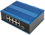 Digitus L&uuml;liti DIGITUS t&ouml;&ouml;stuslik 8-pordiline 10/100 PoE haldamata Blue