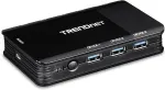 TRENDnet TK-U404 4-Port Sharing Switch 4 PC/1 User USB 3.1