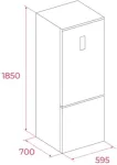 K&uuml;lmik TEKA Fridge-freezer RBF 64670 WH