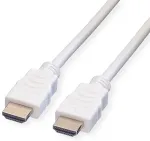 VALUE HDMI High Speed Kabel mit Ethernet, wei, 7,5 m