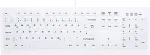 Klaviatuur Contour Active Key MedicalKey AK-C8100 Sanitizable - Tastatur - USB - Deutsch - wei&szlig; (AK-C8100F-U1-W/GE)