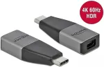 Delock USB Type-C&trade; Adapter zu mini DisplayPort (DP Alt Mode) 4K 60 Hz &ndash; kompaktes Design