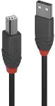 Lindy 5M USB 2.0 TYP A AN B KABEL ANTHRA LINE