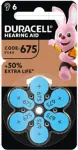 Duracell Patareid kuuldeaparaadile 675 PR44, 6 tk