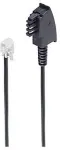 ShiverPeaks &reg;-BASIC-S--TAE F-Stecker auf Western-Stecker 6/2 DEC, TAE/NTBA, 6,0m (BS70000-6)